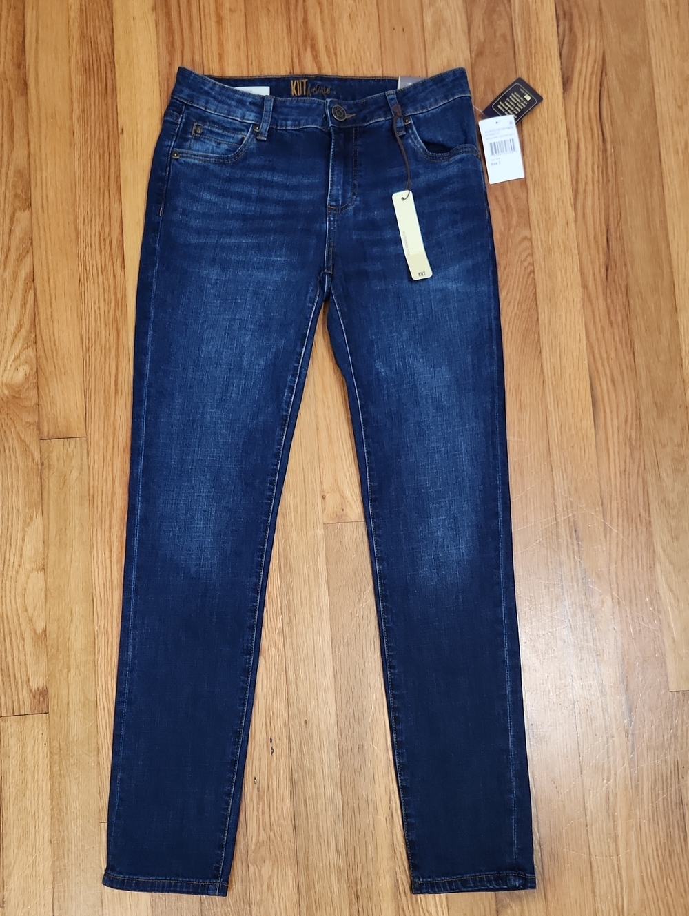 NWT KUT from the Kloth Women's Dark Blue High Rise Jeans